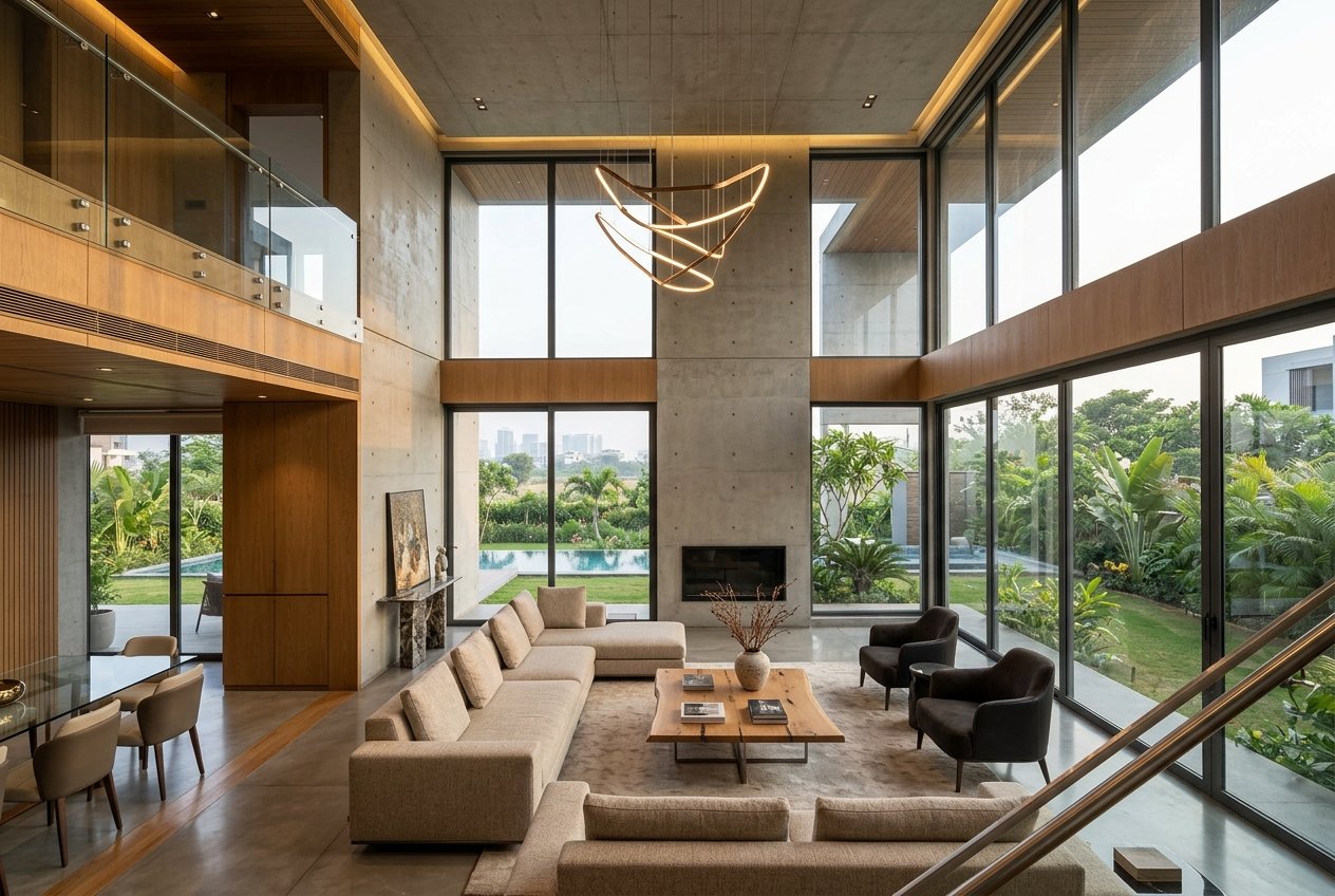 Exterior & Double Height Facade